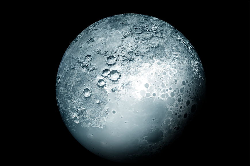 Vliestapete Der Mond ab 120x80cm