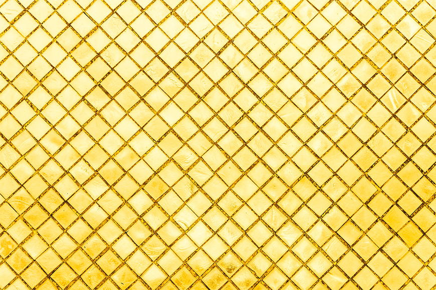 Vliestapete Goldenes Mosaik ab 120x80cm