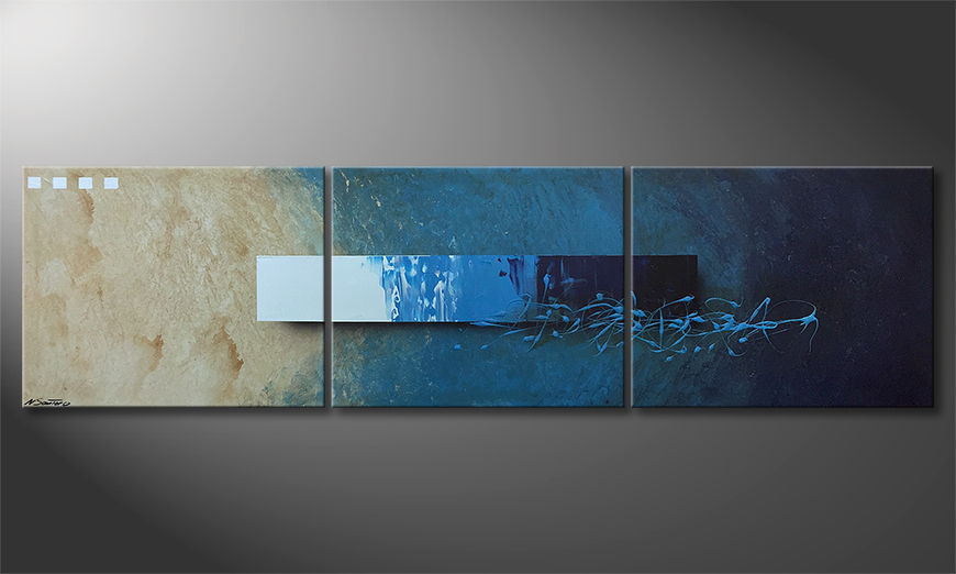 Unser Wandbild Deep Water Signs 225x60cm