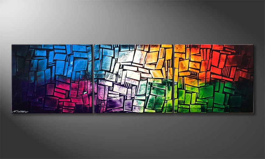 Vom Künstler Colorful Feelings 210x60cm