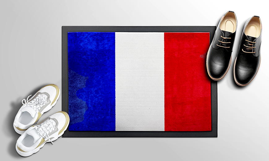 Ihre neue Fußmatte Frankreich