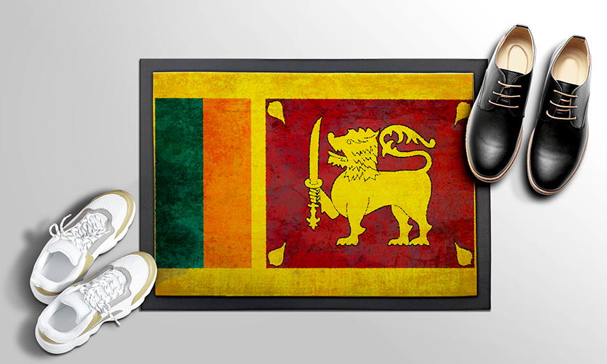 Moderne Fußmatte Sri Lanka