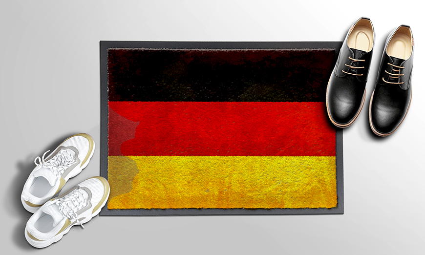 Nur bei uns: Fußmatte Deutschland 
