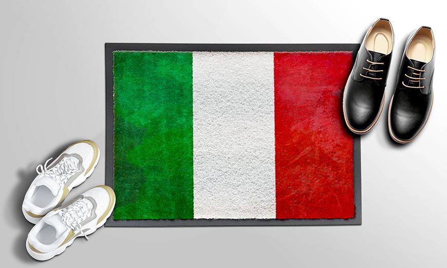 Nur bei uns: Fußmatte Italien 