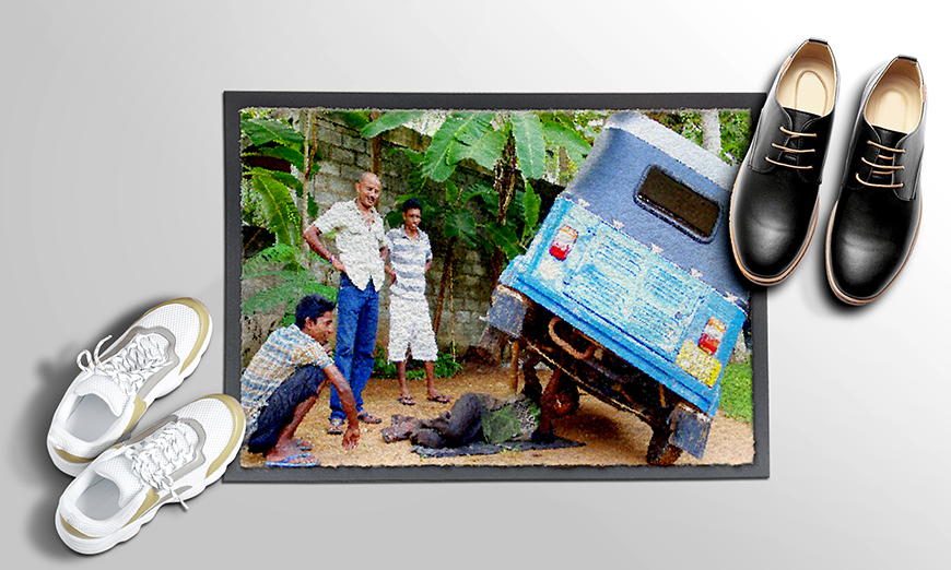 Nur hier: Fußmatte Srilankan Car 