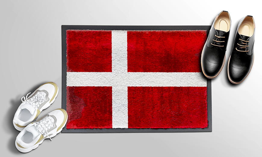 Robuste Fußmatte Dänemark 
