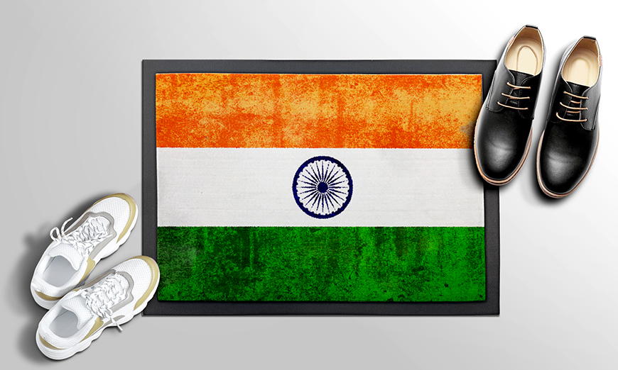 Robuste Fußmatte Indien