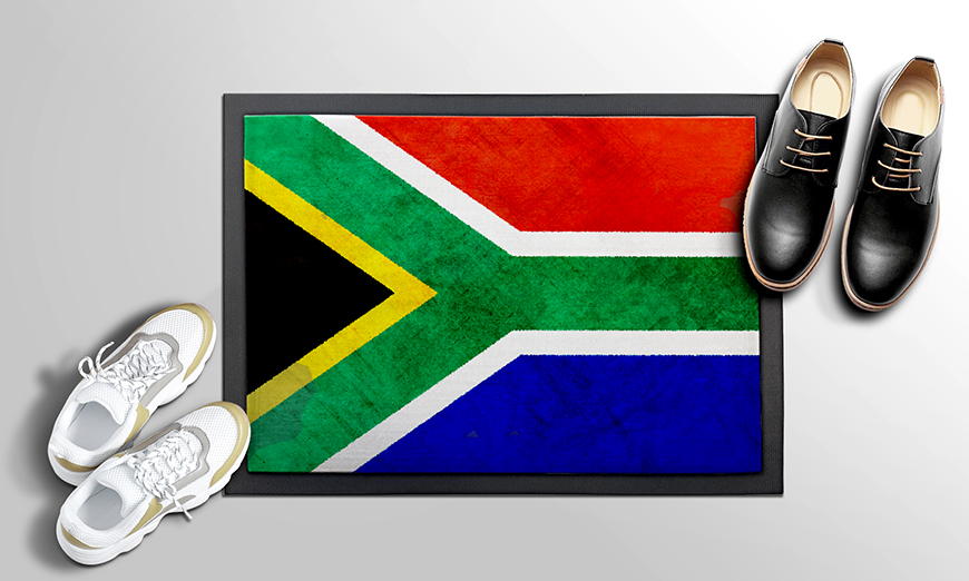 Robuste Fußmatte Südafrika