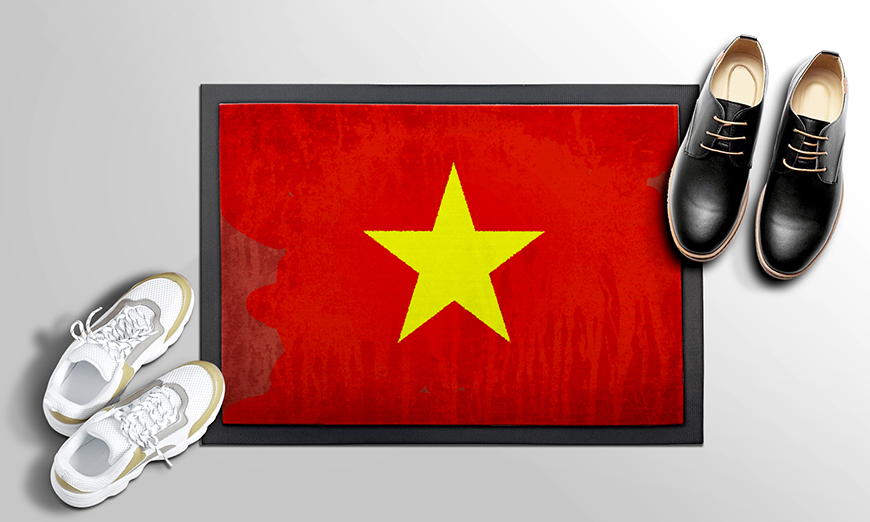Robuste Fußmatte Vietnam