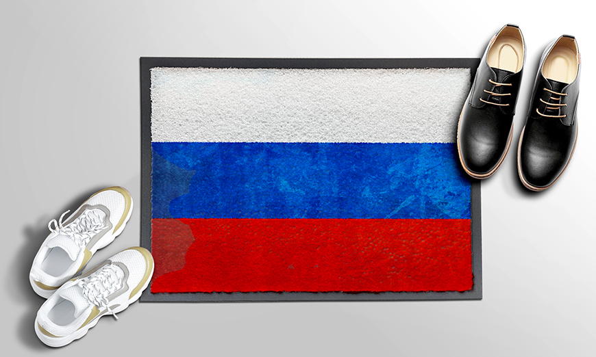 Schmutzfangmatte Russland 